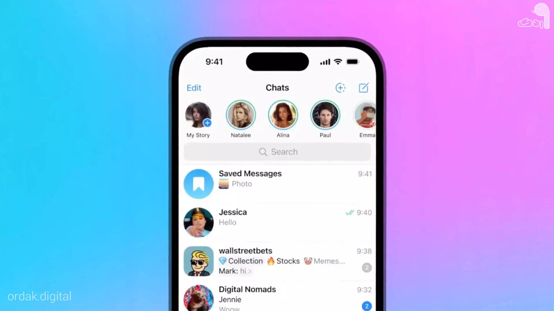 تلگرام ماه آینده استوری را اضافه می کند - اردک دیجیتال